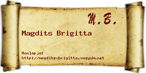 Magdits Brigitta névjegykártya